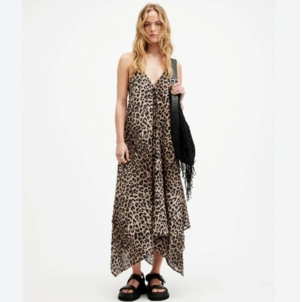 Allsaints Lil Leppo Dress 0 NWT #Y2K #Goth #90's - Picture 8 of 15